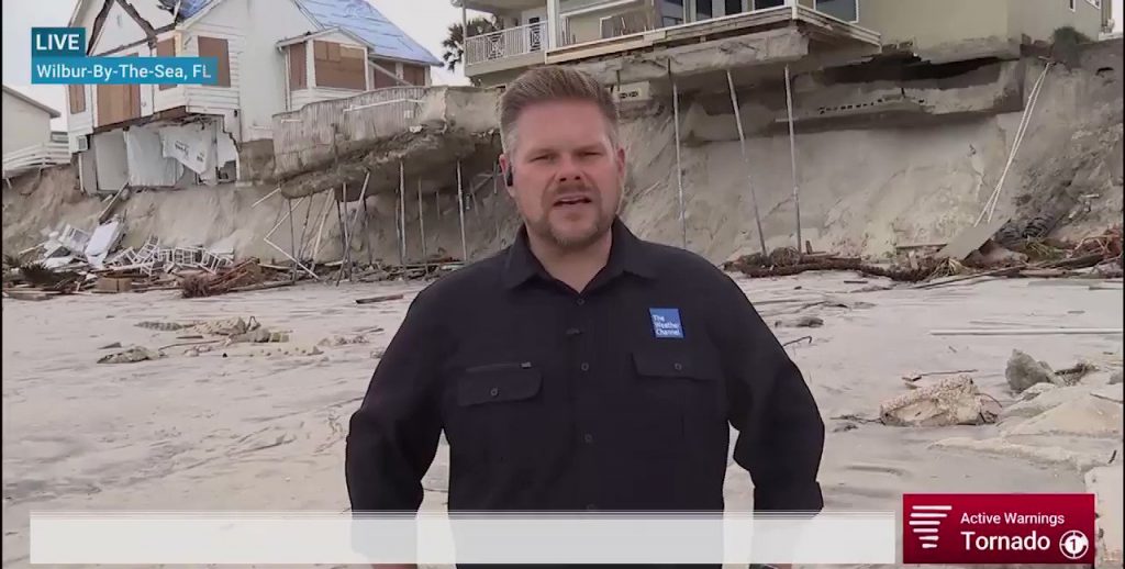 @weatherchannel: “#Nicole did all of this.”@JMichaelsNews is LIVE surveying storm damage in Florida: