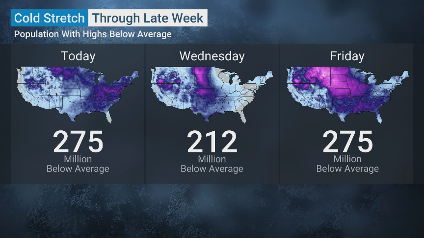 @weatherchannel: Novembrrrr… 🥶Grab a sweater! Temps are dipping below freezing for millions this week. We’ve got your forecast on TWC today.