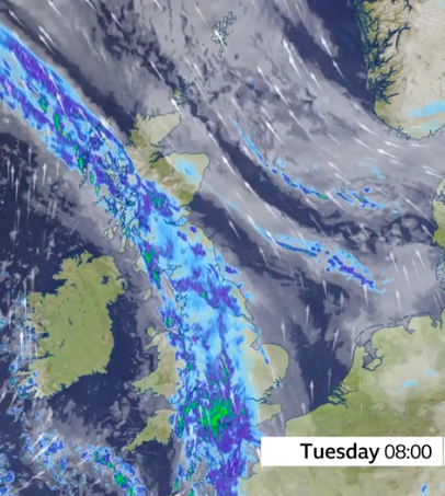 @bbcweather: Many of us will need to keep an umbrella handy tomorrow. It’ll be windy with outbreaks of rain from the west. The rain may be rather heavy and quite persistent in places. Turning drier & sunnier in N Ireland, Wales and SW Eng later. Rain warnings issued BBC Weather (@bbcweather) / Twitter