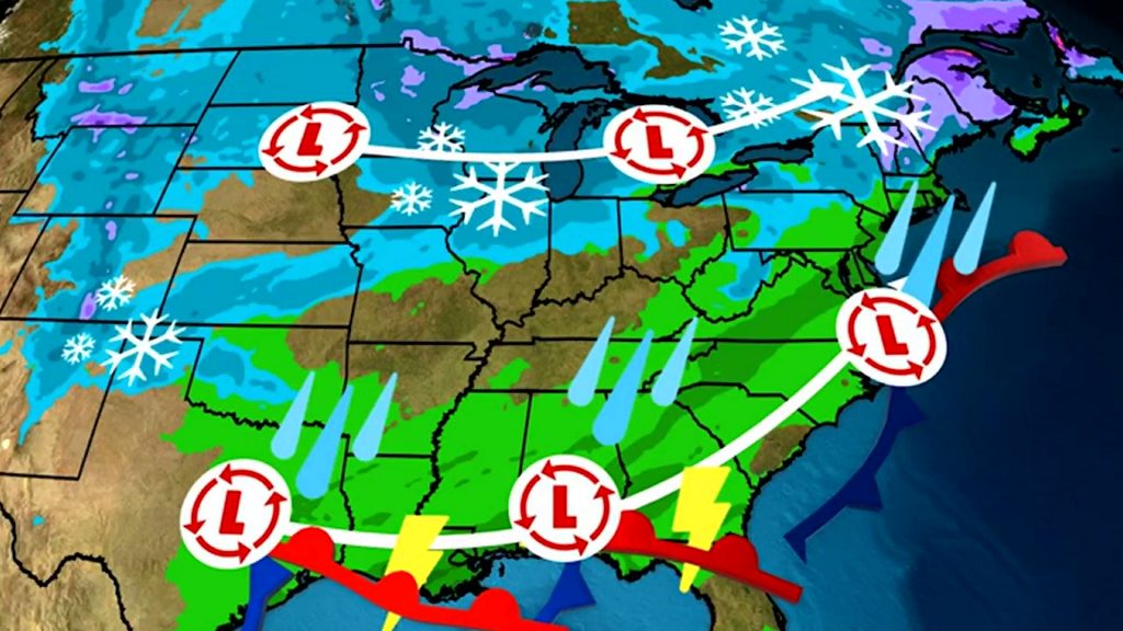 @HeatherTesch: Here’s a check on the rain, snow, and severe threat for the coming week. For more weather news go to the Weather Channel app and . You can also follow me on Twitter, Facebook, and at “Let’s Be Nicer” on TikTok and Instagram. #weather #snow #storms