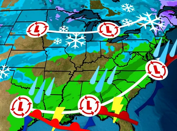 @HeatherTesch: Here’s a check on the rain, snow, and severe threat for the coming week. For more weather news go to the Weather Channel app and . You can also follow me on Twitter, Facebook, and at “Let’s Be Nicer” on TikTok and Instagram. #weather #snow #storms