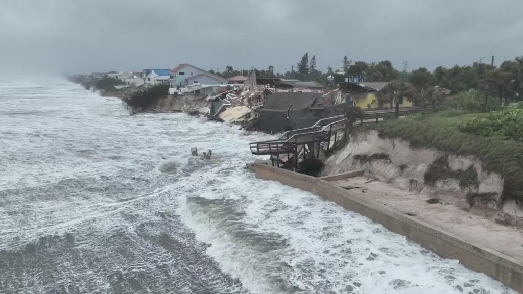 @HeatherTesch: As the remnants of Nicole bring rain and a severe threat farther north, people in Florida continue to access damage along the coast. For more weather news over the weekend go to  and the Weather Channel app. You can also follow me on Twitter, Facebook.