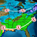 @weatherchannel: Here’s what to expect from the next storm system as it pivots into the East: