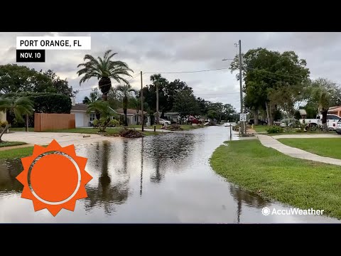 Hurricane Nicole breaches dam weakened by Ian, flooding for hundreds of families | AccuWeather