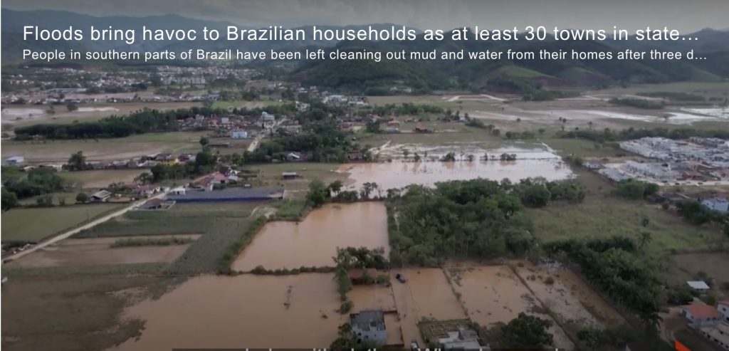 Floods bring havoc to Brazilian households as at least 30 towns in states of emergency – Global News