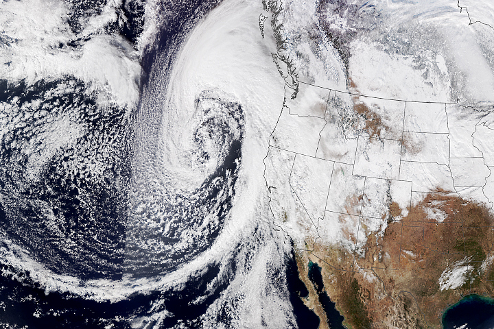 Atmospheric River Lashes California