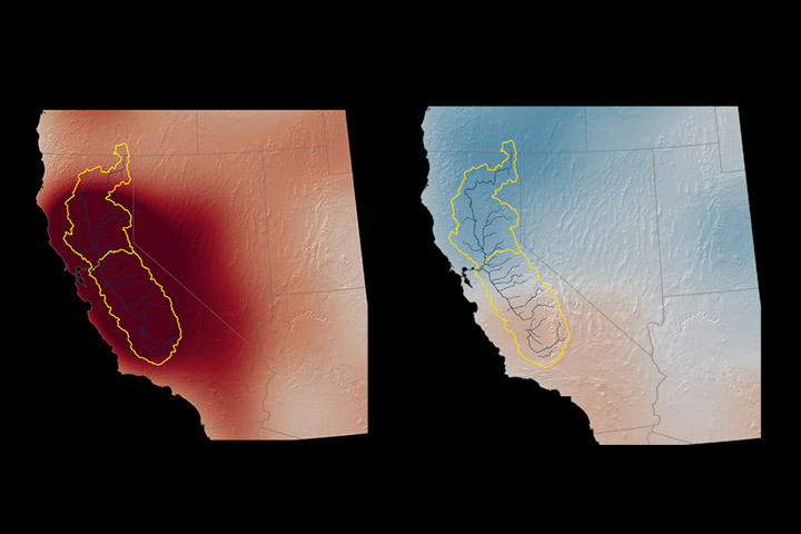 Satellites Show Gains in California Water