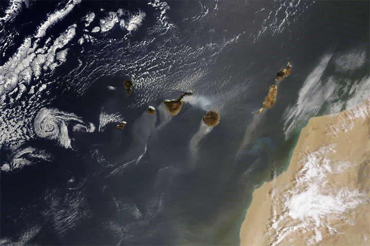 A Dynamic Day Over the Canary Islands