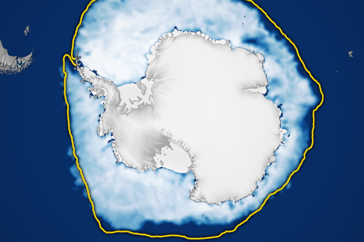 Antarctic Sea Ice Sees Record Low Growth  