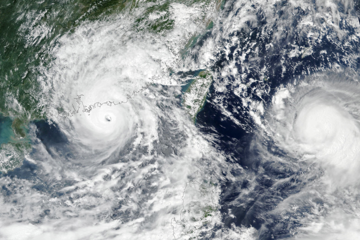 Typhoon Saola Swipes China’s Coast