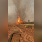 Watch as massive ‘firenado’ whips across burning Australian farmland