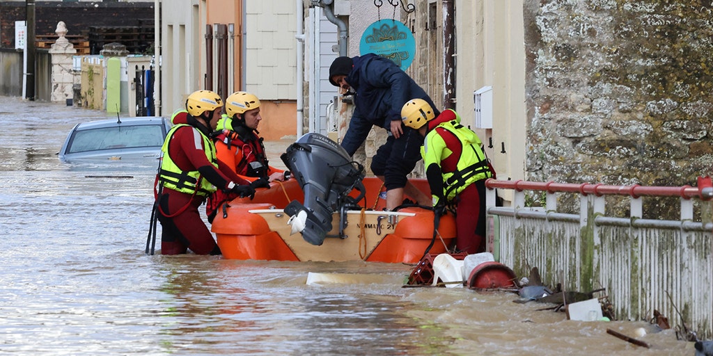 7 injured as storm-swollen rivers bring flooding to northern France