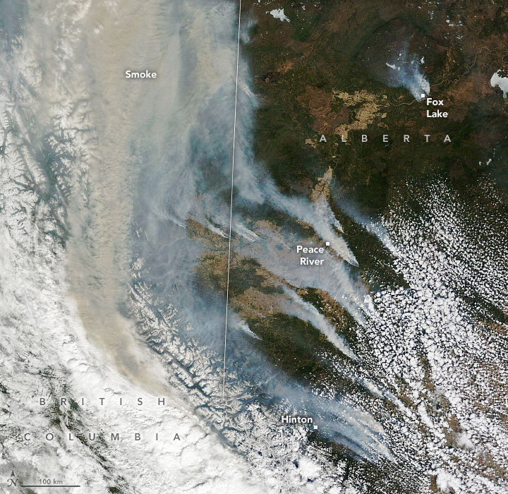 Fires Scorch Western Canada