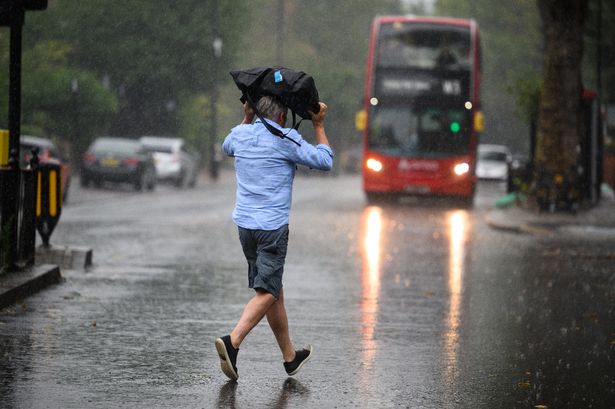 Exact date and time rain will stop in London as BBC forecasts 10 days of downpours