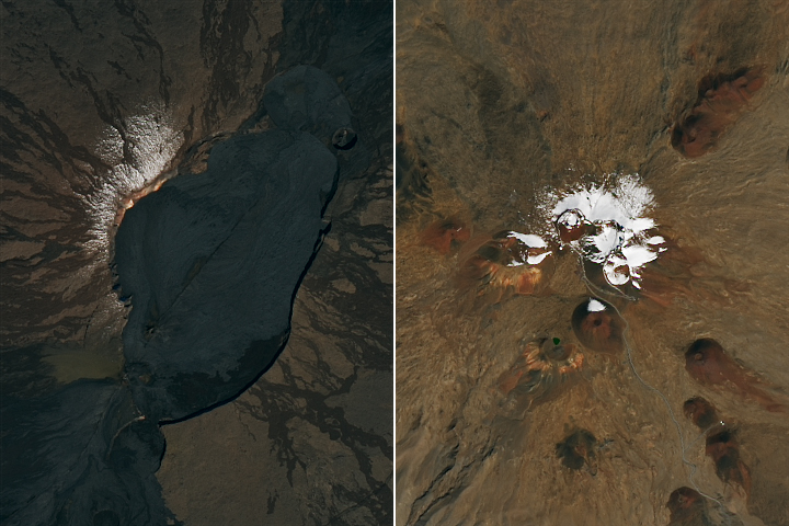 A Dusting of Snow on Hawaii’s Tallest Peaks