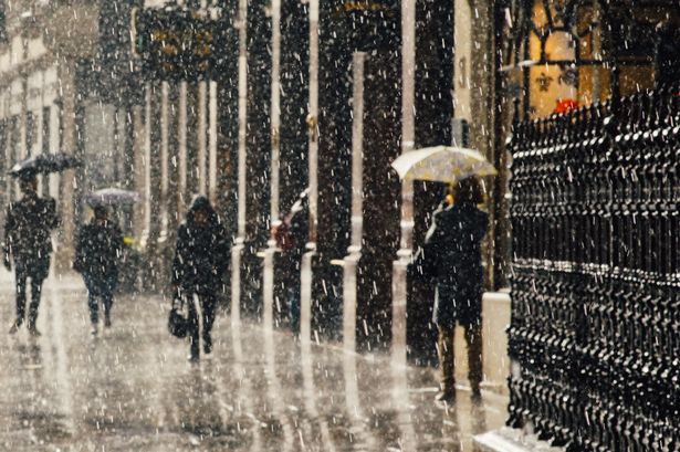 London to be battered by wall of rain at the end of the month