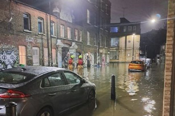 New London map shows all the areas at risk of flooding today