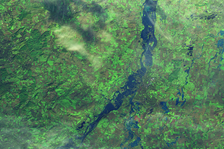 Flooding Along the River Trent