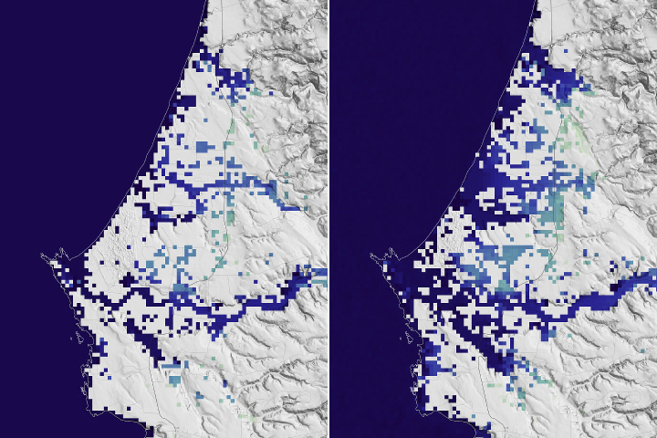 SWOT Observes Coastal California Flooding