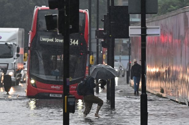 London thunderstorms and ‘sudden flooding’ in latest weather warning