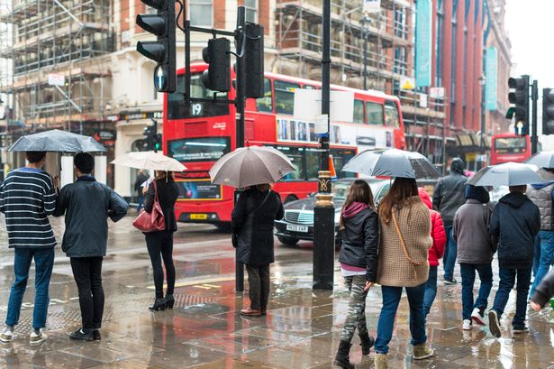 Latest London weather update shows only 2 days without rain in 2 weeks