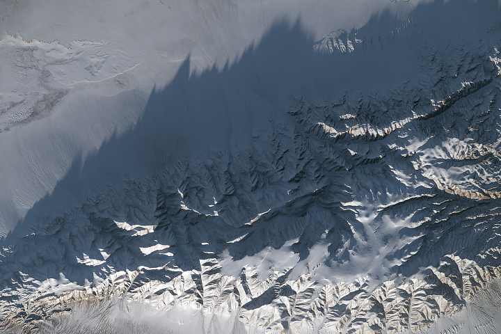 Long Shadows of Mongolian Mountains