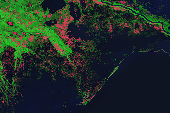 Hurricanes Have Left their Mark on Louisiana’s Wetlands