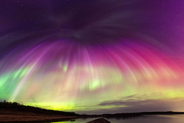 Historic Geomagnetic Storm Dazzles