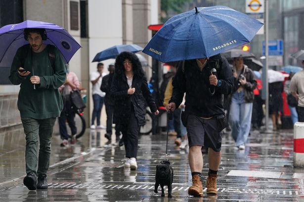 36-hour thunderstorm weather warning issued for London by Met Office