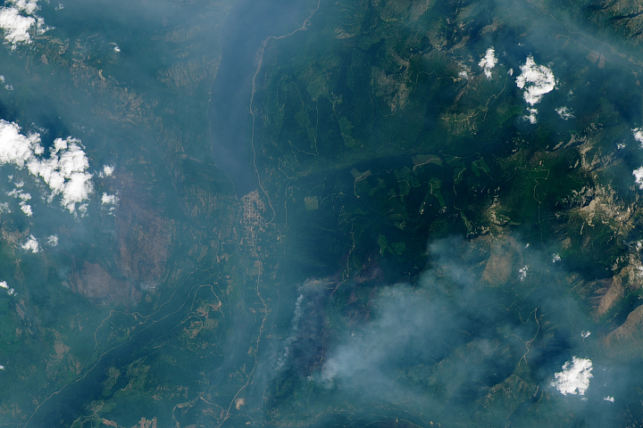 Smoke Fills the Slocan Valley