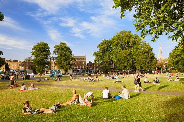 London weather map shows 48-hour health warning during 31C scorching heatwave