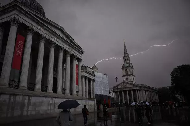 BBC Weather forecasts thunderstorms over London after sunny spell