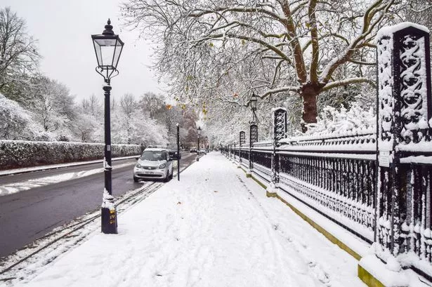 Snow map shows date London could see snowfall as cold snap begins