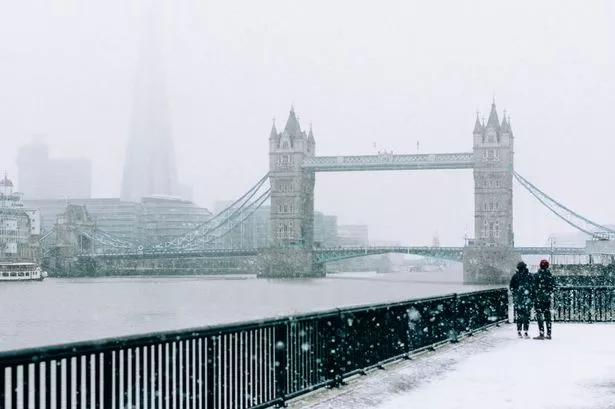 London weather live updates as Met Office issues ice warning after first snow