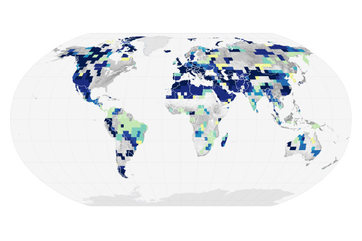 Global Freshwater Abruptly Declines