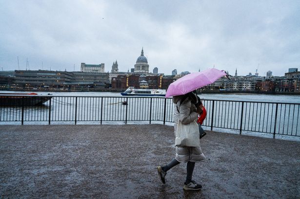 Met Office forecast for New Year’s Day in London set to be wet and windy