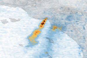 Unhealthy Skies over Los Angeles County