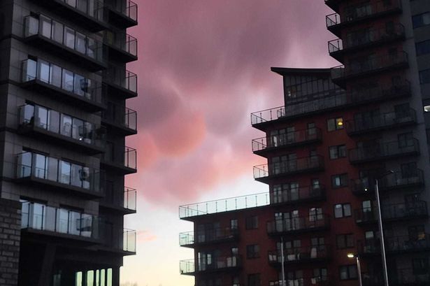 Strange ‘udder clouds’ seen hanging over London skies