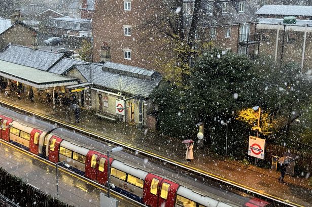 UK snow maps shows London hit by snow later this month