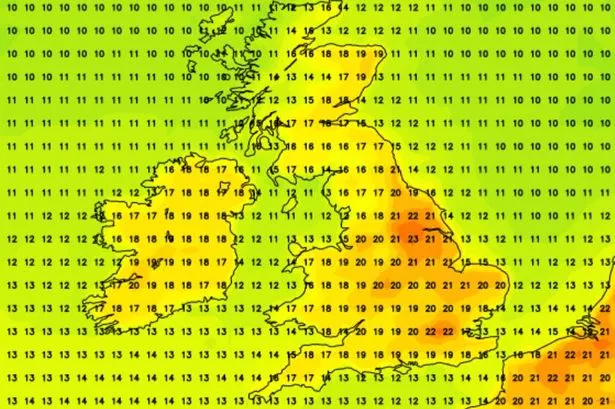New London weather map shows exact dates ‘mini heatwave’ to hit with 22C temperatures