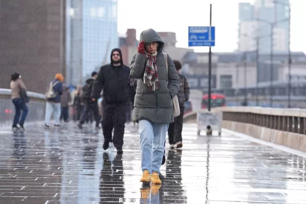 London weather to take grim turn as BBC Weather forecasts straight week of rain
