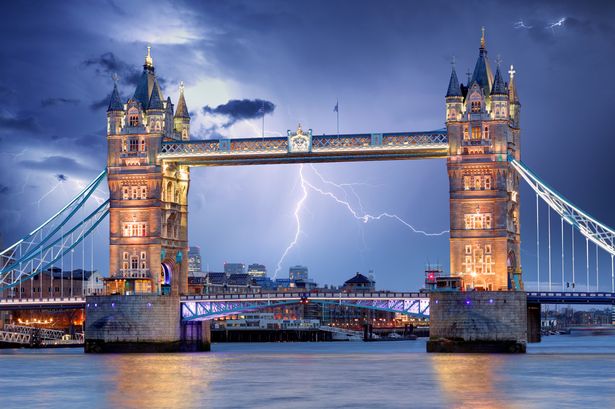 ‘Super loud’ thunderstorm batters London with Met Office warning of ‘intense’ rainfall