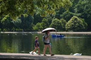 All the places issued an amber heat warning ahead of scorching temperatures