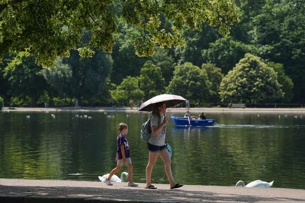 All the places issued an amber heat warning ahead of scorching temperatures
