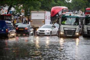 Met Office issues yellow thunderstorm warning with ‘floods possible’