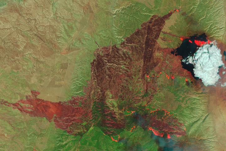Fires Rage in Arizona  