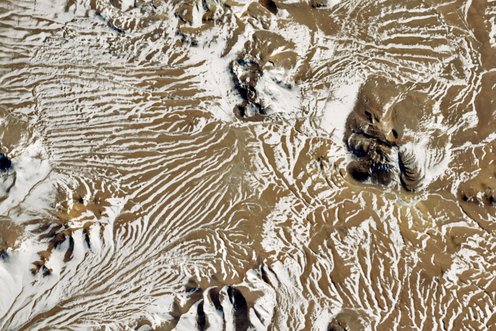 Rare Snowfall in the Atacama Desert