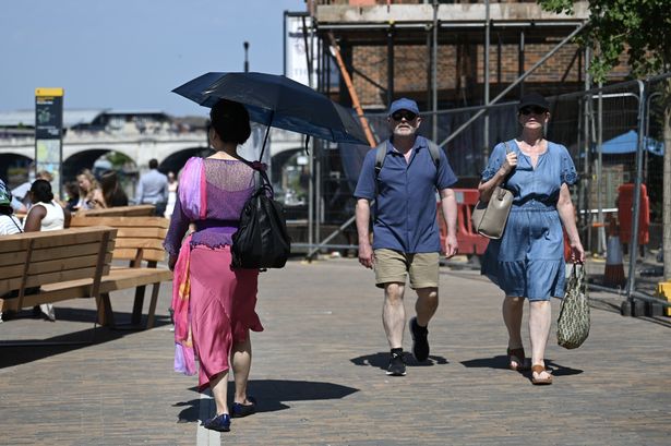 London heatwave forecast hour by hour as scorching 34C set to hit with new ‘cool spots’ announced