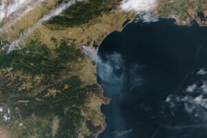 Wildfire Sweeps Through Southern France