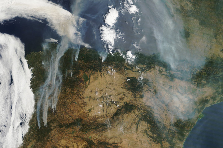 Smoke Blankets the Iberian Peninsula